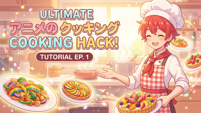 蘑菇视频美食动漫教程-日式便当